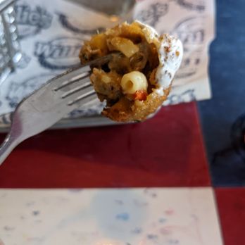 Willie's Grill & Icehouse - Brisket Mac n Cheese ball - American Near Me - College Station, Texas Willie's Grill & Icehouse - Brisket Mac n Cheese ball - American Near Me - College Station, Texas