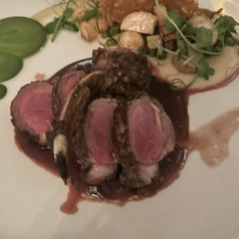 Peninsula Grill - Rack of lamb. Cooked perfect!!! - New American Near Me - Charleston, South Carolina Peninsula Grill - Rack of lamb. Cooked perfect!!! - New American Near Me - Charleston, South Carolina