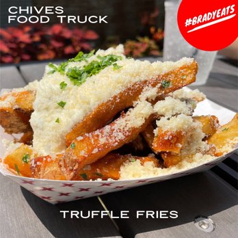 Chives Door County - #BradyEats hearty truffle fries - New American Near Me - Baileys Harbor, Wisconsin Chives Door County - #BradyEats hearty truffle fries - New American Near Me - Baileys Harbor, Wisconsin