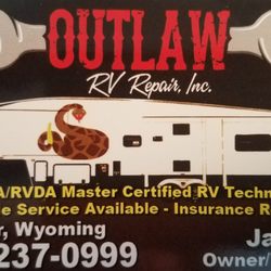 Outlaw Mobile RV Repair - Brand new card design for 2018.