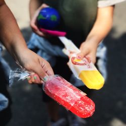 Greenfest Philly - Mom's Pops mango & strawberry lemonade.