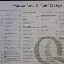 O Poejo - Menu October 2024  Vegan & Vegetarian options!