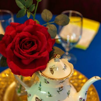Mad Attic Hawaii - a teapot with a rose in it - Party & Event Planning Near Me Mad Attic Hawaii - a teapot with a rose in it - Party & Event Planning Near Me