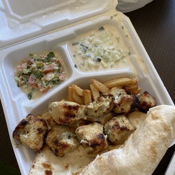 Quick Chick Shawarma And Grill - Chicken kebab entree with two sides - Falafel Near Me - Mechanicsburg, Pennsylvania