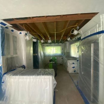 SERVPRO - Water damage due to leaking pipes. - Damage Restoration Near Me - Houston, Texas