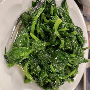 Meizhou Dongpo Restaurant - Stir Fried Pea Sprouts - Szechuan Near Me - Arcadia, California