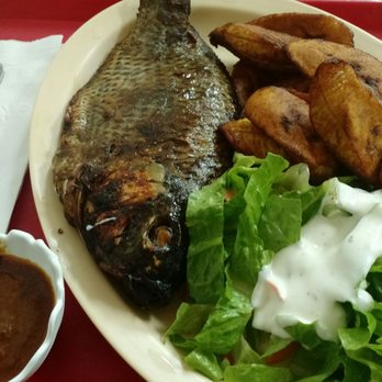 Rainbow Restaurant - Whole tilapia...Great! - African Near Me - Gaithersburg, Maryland