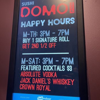 Sushi Domo - False advertisement - Sushi Bars Near Me - Arlington, Texas