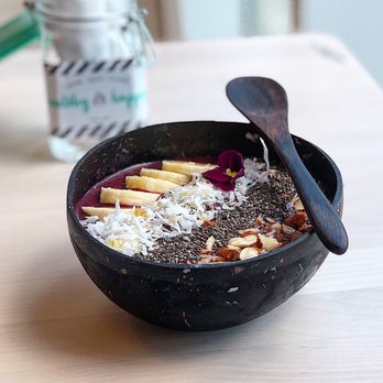 Healthy & Happy Cafe - Bach bowl - Juice Bars & Smoothies Near Me - Miami, Florida Healthy & Happy Cafe - Bach bowl - Juice Bars & Smoothies Near Me - Miami, Florida