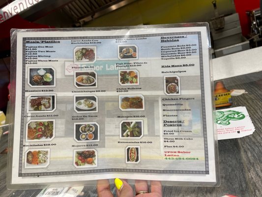 Menu photo 2 Sabor Latino Elkton, MD Menu photo 2 Sabor Latino Elkton, MD