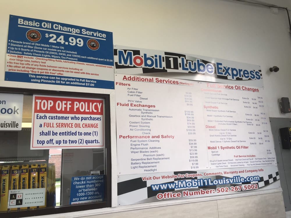 MOBIL 1 LUBE EXPRESS Updated October 2024 3453 Breckenridge Ln
