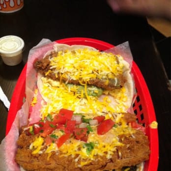 Torchy's Tacos - Libertarian (taco of the month) and Dirty Sanchez - Tex-Mex Near Me - Dallas, Texas