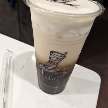 Wushiland Boba Katy - Four seasons tea macchiato - Bubble Tea Near Me - Katy, Texas