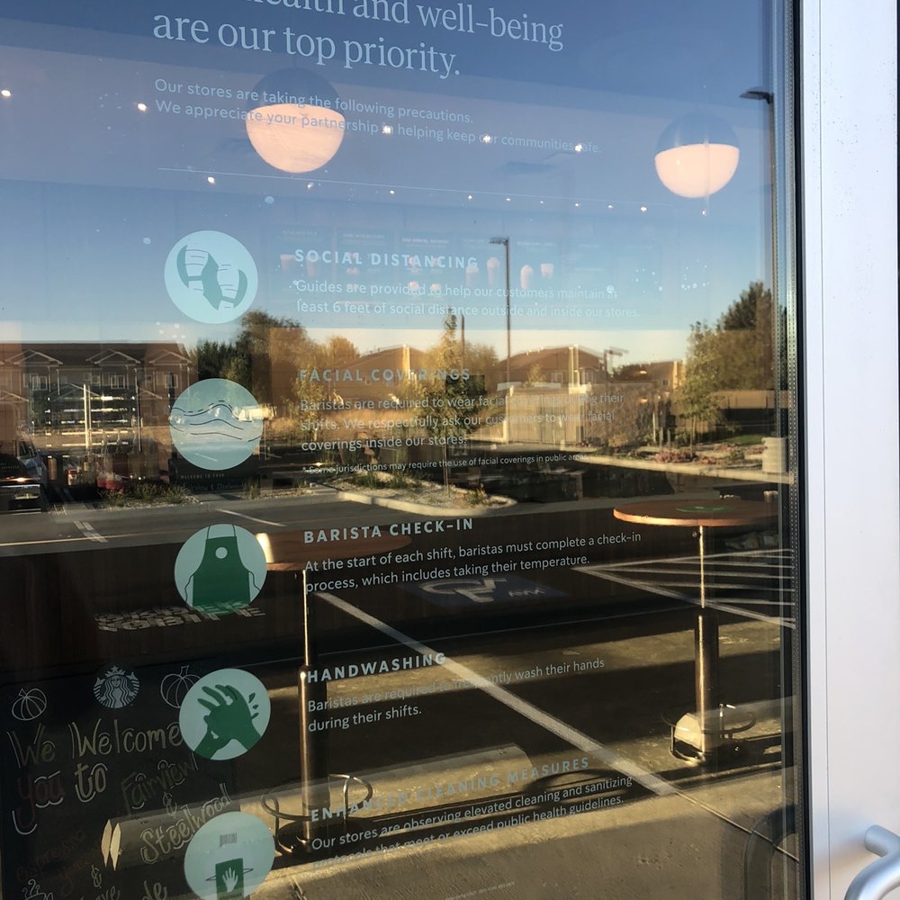Starbucks - the reflection of a coffee shop window - Coffee & Tea Near Me - Boise, Idaho Starbucks - the reflection of a coffee shop window - Coffee & Tea Near Me - Boise, Idaho