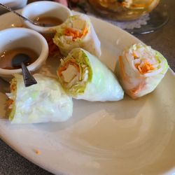 Thai Dish Cuisine - Awful salad rolls.
