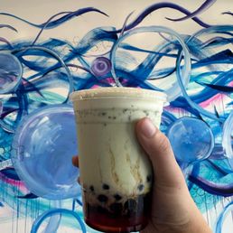 Strawberry Mango Matcha Latte