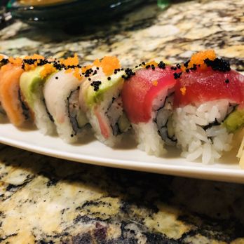 Tokyo Thai Sushi Japanese Restaurant - Rainbow Roll - Japanese Near Me - Naples, Florida