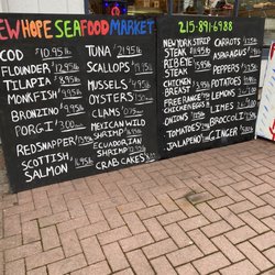 New Hope Seafood Market - Menu