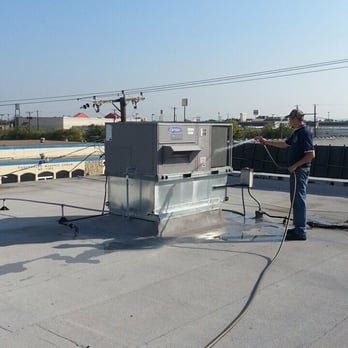 Texas Total Comfort Systems - Maintenance on Commercial Roof Top - Heating & Air Conditioning/HVAC Near Me - Aledo, Texas