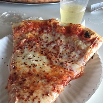 La Casa Cafe - Pizza and a glass of riesling at La Casa. - Italian Near Me - Northport, New York