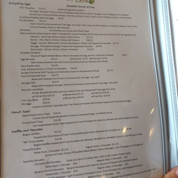 Moena Café - menu - Cafes Near Me - Honolulu, Hawaii Moena Café - menu - Cafes Near Me - Honolulu, Hawaii