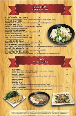 Menu photo 3 Happy Pho Littleton, CO Menu photo 3 Happy Pho Littleton, CO