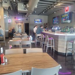 Interior on the bar side