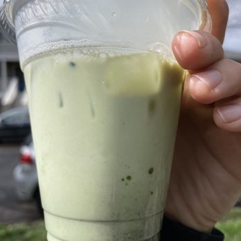 Wallflower Coffee - Iced matcha latte 12 oz with oat milk - Coffee & Tea Near Me - Portland, Oregon Wallflower Coffee - Iced matcha latte 12 oz with oat milk - Coffee & Tea Near Me - Portland, Oregon