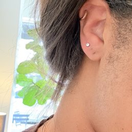 Lobe piercing Lobe piercing