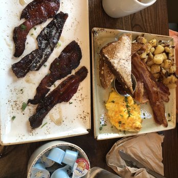 First Watch - Million dollar bacon. sweet with a slight spice oh and those potatoes SOOO good! - Breakfast & Brunch Near Me - Williamsburg, Virginia First Watch - Million dollar bacon. sweet with a slight spice oh and those potatoes SOOO good! - Breakfast & Brunch Near Me - Williamsburg, Virginia