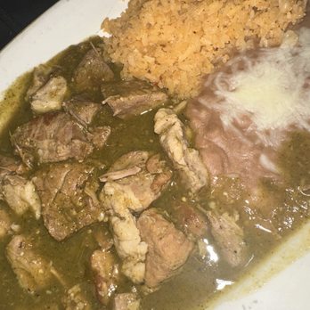 Los Potros - Chile Verde plate - Mexican Near Me - Tracy, California