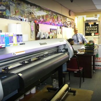 Al Print & Computer Center - The Print and Design section of the store. Banner machine shown. - Printing Services Near Me - Queens, New York Al Print & Computer Center - The Print and Design section of the store. Banner machine shown. - Printing Services Near Me - Queens, New York
