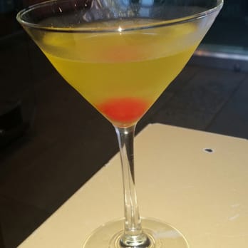 Brussels Bistro - Yummy mango martini! - Belgian Near Me - Laguna Beach, California