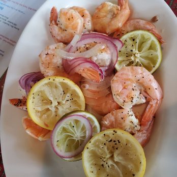 Duda's Tavern - Shrimp with lemon/onion/pepper. Delicious and a must! - Dive Bars Near Me - Baltimore, Maryland