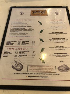 Menu photo 1 Succotash Southern and Creole Kitchen Durham, NC