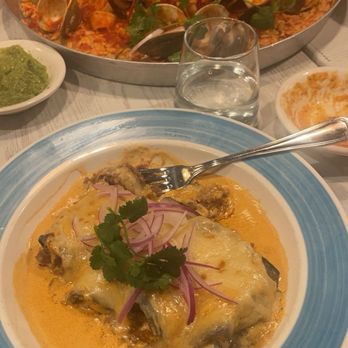 Milagros - SW Enchilada Chicken and Paella for Two - New Mexican Cuisine Near Me - Parsippany-Troy Hills, New Jersey Milagros - SW Enchilada Chicken and Paella for Two - New Mexican Cuisine Near Me - Parsippany-Troy Hills, New Jersey