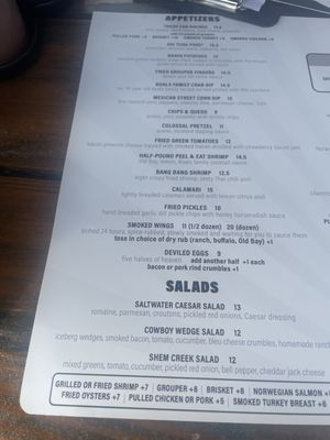 Menu photo 1 Saltwater Cowboys Mount Pleasant, SC Menu photo 1 Saltwater Cowboys Mount Pleasant, SC