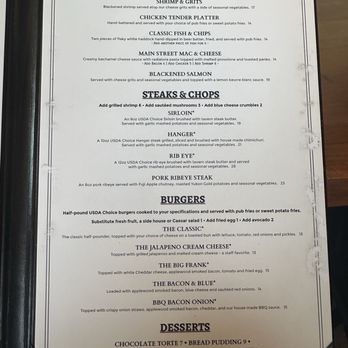 Main Street Tavern - Broken Arrow - Entree's - Gastropubs Near Me - Broken Arrow, Oklahoma Main Street Tavern - Broken Arrow - Entree's - Gastropubs Near Me - Broken Arrow, Oklahoma