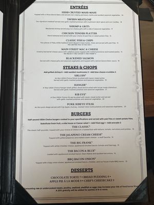 Menu photo 2 Main Street Tavern - Broken Arrow Broken Arrow, OK Menu photo 2 Main Street Tavern - Broken Arrow Broken Arrow, OK