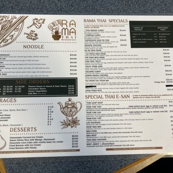 Rama Thai Restaurant - New menu! - Thai Near Me - Beaverton, Oregon