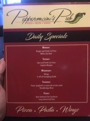 Menu photo 6 Pepperoncinis Oakdale, PA Menu photo 6 Pepperoncinis Oakdale, PA