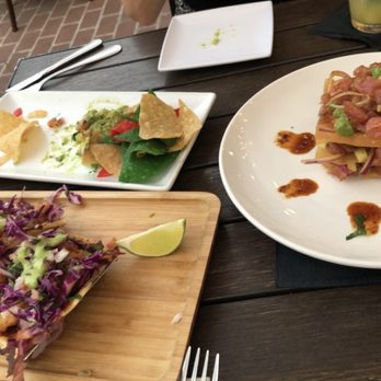 Perla - Ahi Tuna Tostadas Specialty and Fish Tacos - Tapas/Small Plates Near Me - Santa Ana, California