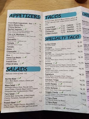 Menu photo 6 Taco Maya Arlington Heights, IL