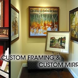 In addition to custom framing, we offer custom mirrors.