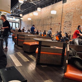 Jam! - Indoor seating area. - Breakfast & Brunch Near Me - Bozeman, Montana