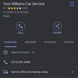 Tony Williams Car Service