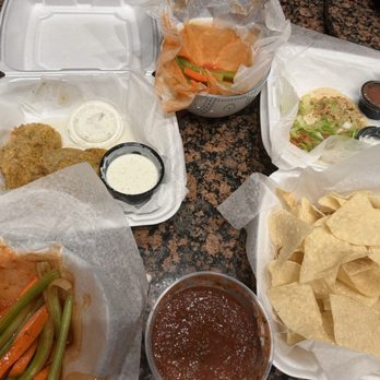 Whiskey & Wings - Fried green tomatoes, veggies and chicken tinga - Sports Bars Near Me - Cave Creek, Arizona Whiskey & Wings - Fried green tomatoes, veggies and chicken tinga - Sports Bars Near Me - Cave Creek, Arizona