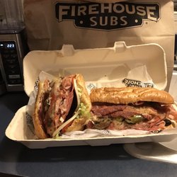Firehouse Subs - A picture of my Italian sub from the fire house