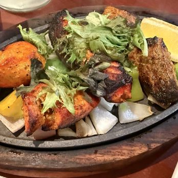 Sherpa House - Sherpa Mixed Grill (chicken, salmon, lamb) - Himalayan/Nepalese Near Me - San Francisco, California Sherpa House - Sherpa Mixed Grill (chicken, salmon, lamb) - Himalayan/Nepalese Near Me - San Francisco, California