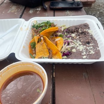 La Catrina - Birria tacos with a side of consomé - Food Trucks Near Me - Sandpoint, Idaho La Catrina - Birria tacos with a side of consomé - Food Trucks Near Me - Sandpoint, Idaho